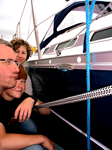 Wieder Zuhause: Mike, Andrea und ich in Elsfleth